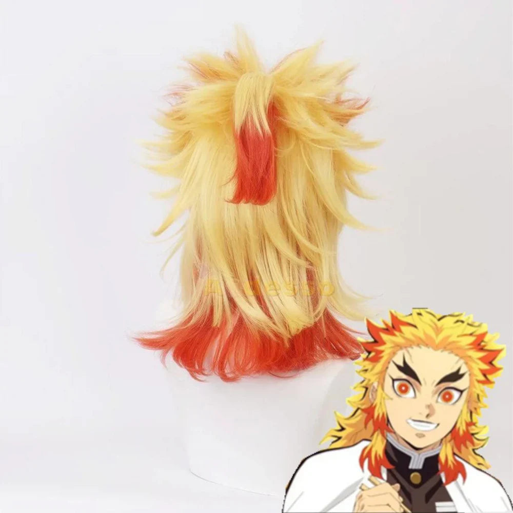 Rengoku Cosplay Wig