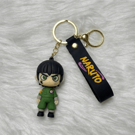 Rock Lee Naruto Anime Rubber Keychain