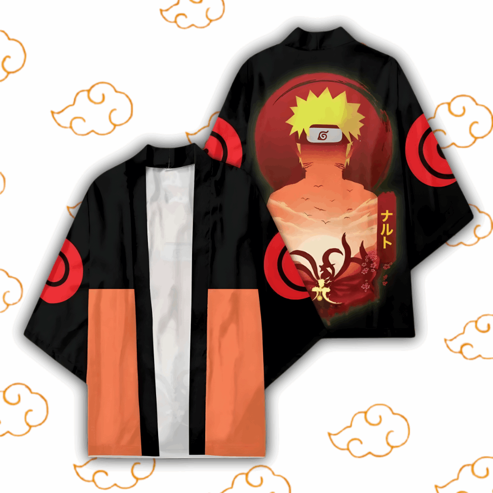 Naruto Nine-Tails Sage Mode Kimono/Robe