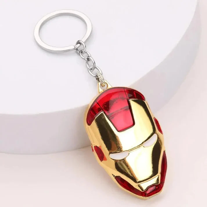 Iron Man Helmet Metal Keychain