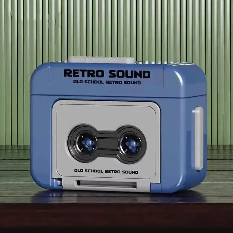 Retro Tape Recorder 3D Keychain with Sound