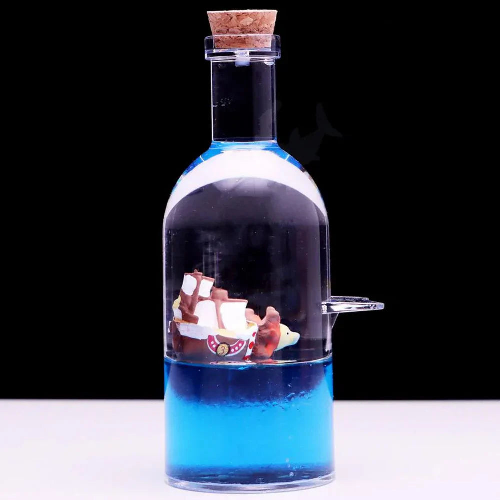 One Piece Thousand Sunny fluid drift bottle! (With LED)