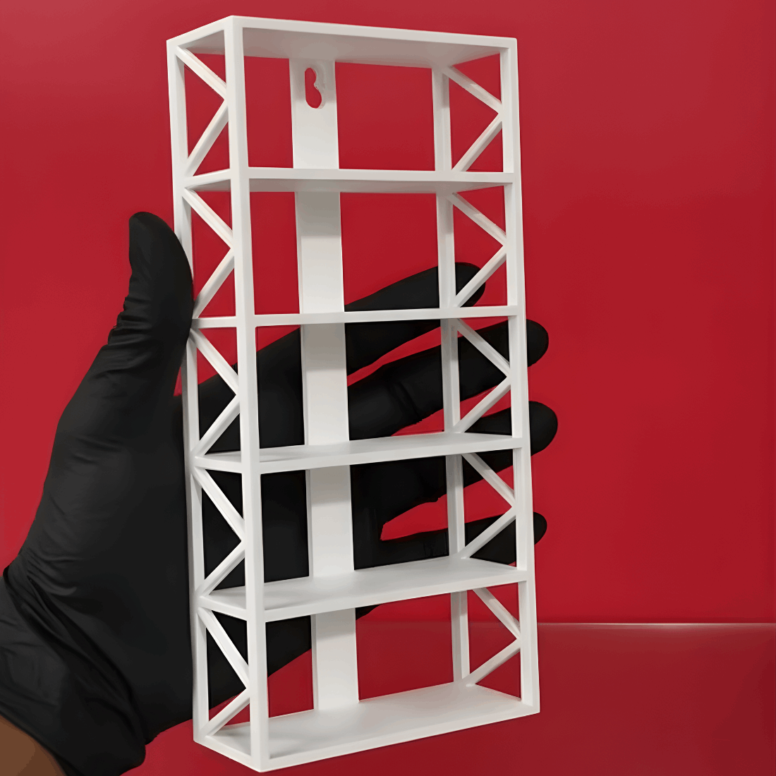 5 Rack Hotwheels Stand (White)