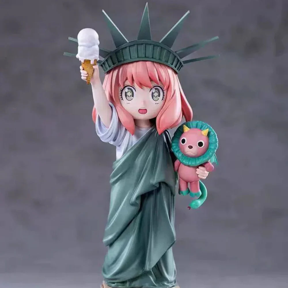 Anya Forger Statue of Liberty Themed Figurine
