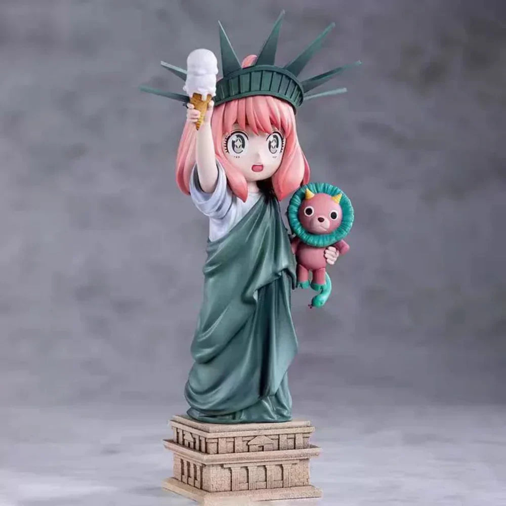 Anya Forger Statue of Liberty Themed Figurine