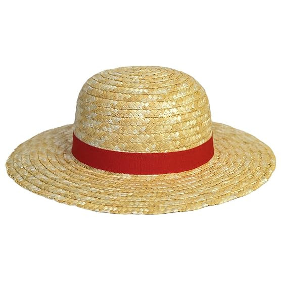 One Piece Anime Monkey D Luffy Straw Hat (Real-Life Version)
