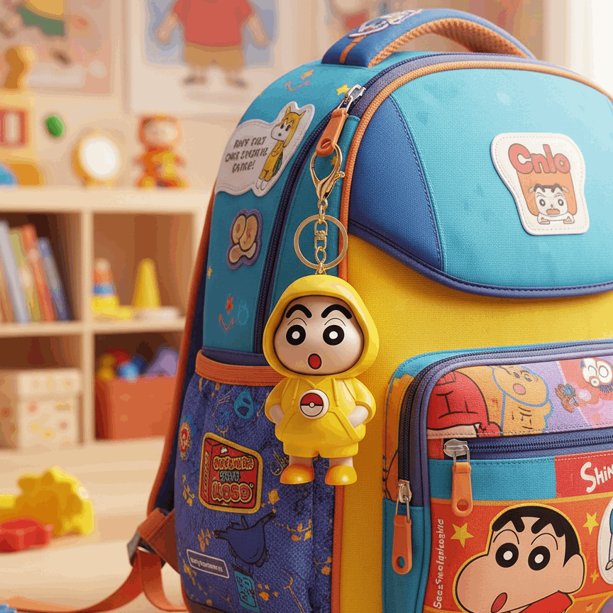 Shinchan Mood Changing Keychain