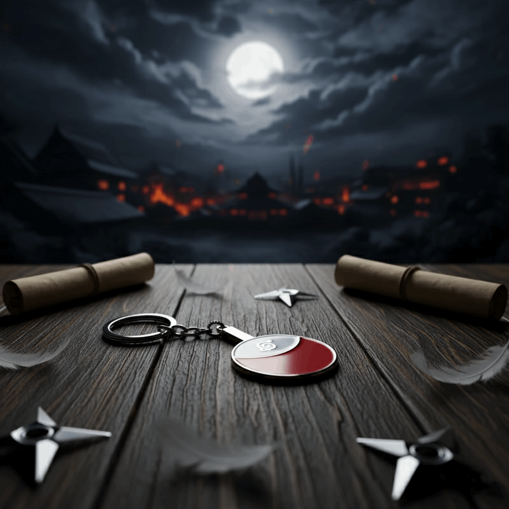 Uchiha Clan Metal Keychain