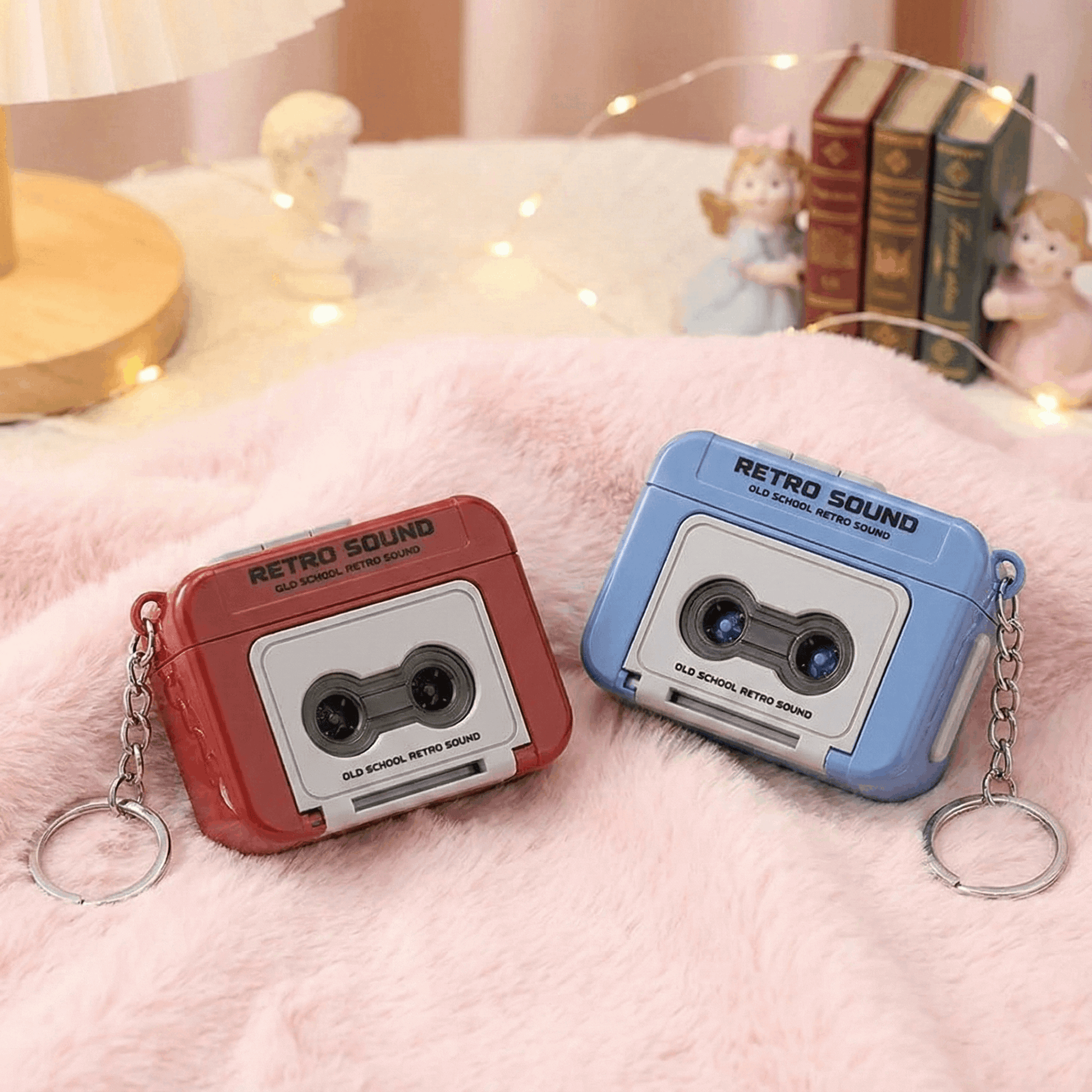 Retro Tape Recorder 3D Keychain with Sound