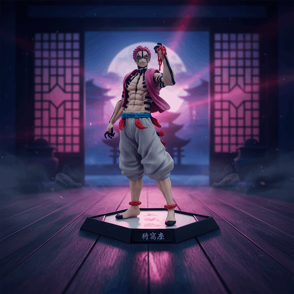 Akaza Action Figure (28CM) – Upper Moon 3 Demon Slayer Premium Collectible