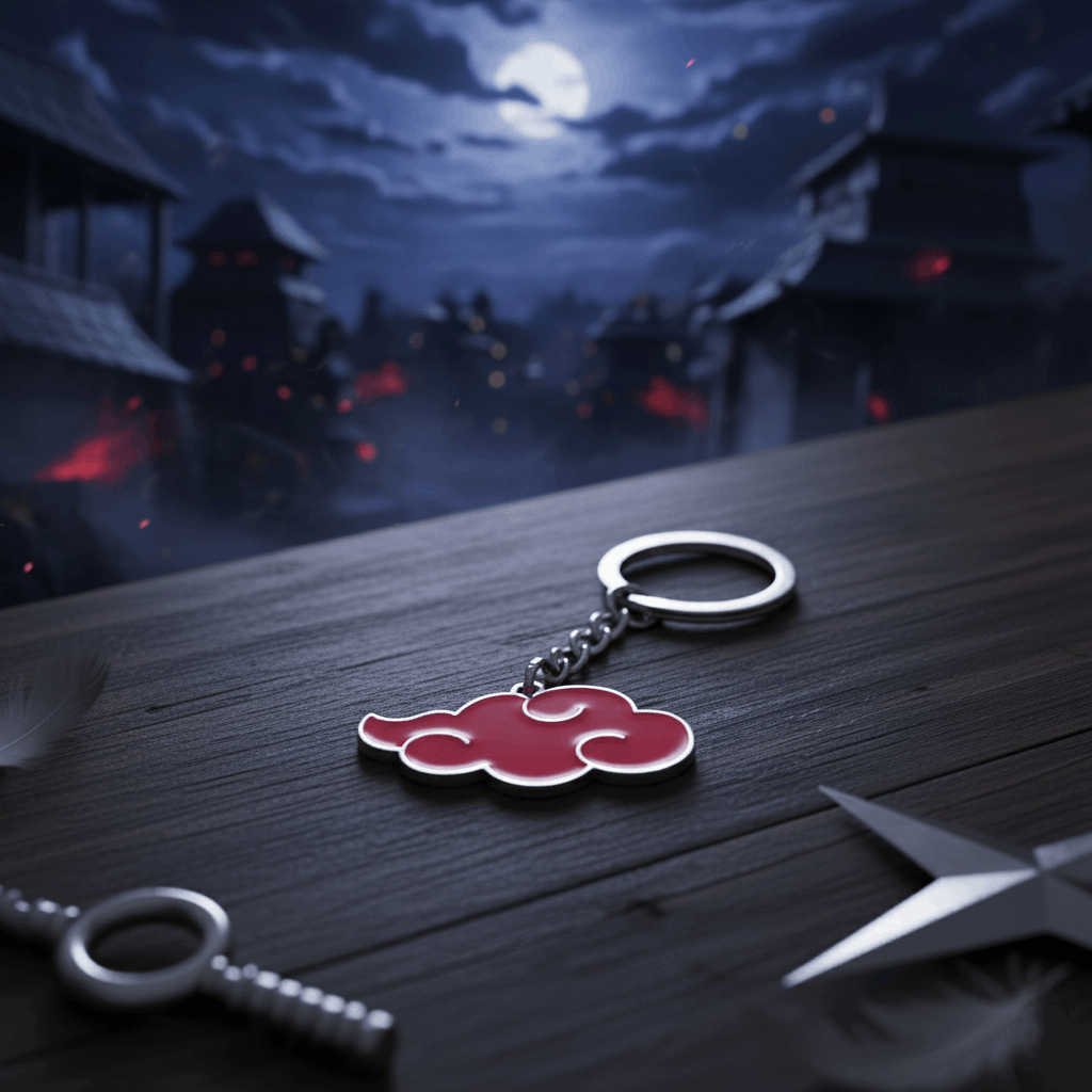Akatsuki Cloud Metal keychain