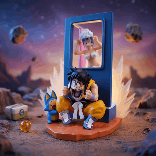 Yamcha Peeking Scene – Dragon Ball Z Humorous Collectible Figure