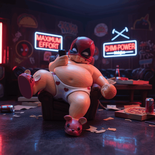 Deadpool Fat Boy Action Figure 15cm