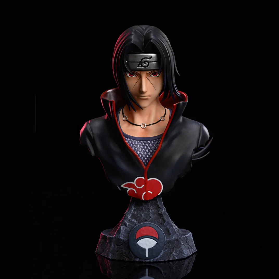 Itachi Uchiha Anime Bust Figure – Naruto – 15cm PVC Collectible Statue for Fans & Collectors