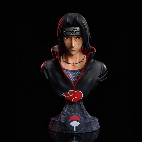 Itachi Uchiha Anime Bust Figure – Naruto – 15cm PVC Collectible Statue for Fans & Collectors