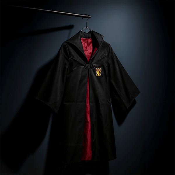Harry Potter Wizard Costume Robe Set, Cosplay, Tie & Glasses for Adult Teens (Size L)