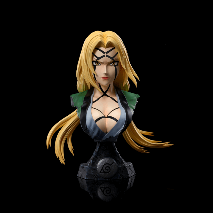 Tsunade Anime Bust Figure – 15cm PVC Collectible Statue