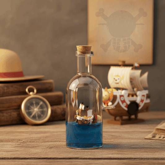 One Piece Thousand Sunny fluid drift bottle! (With LED)