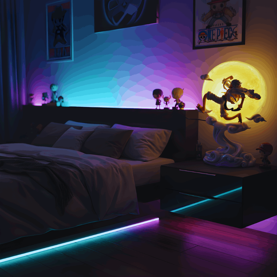 One Piece: Luffy Gear 5 Moon Lamp - 28cm