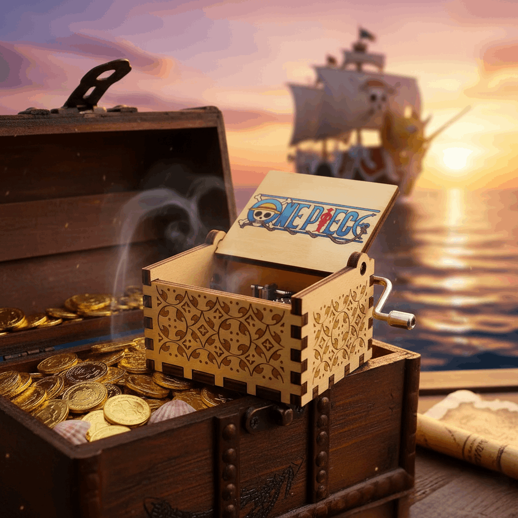 One Piece Manual Music Box