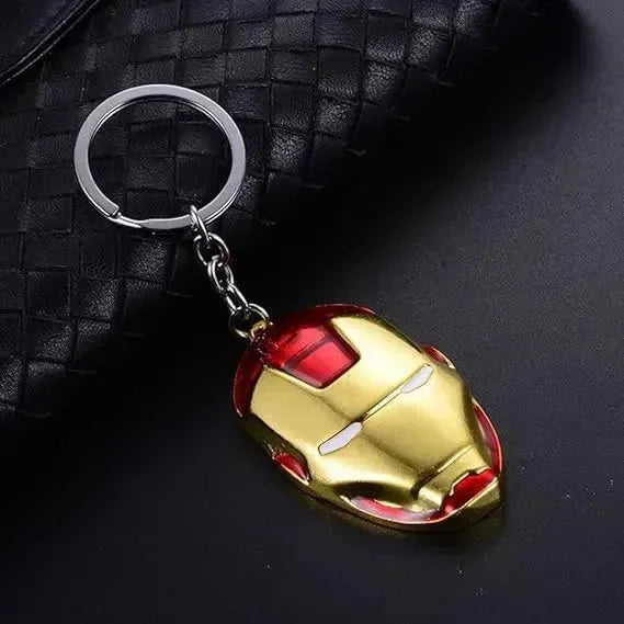 Iron Man Helmet Metal Keychain