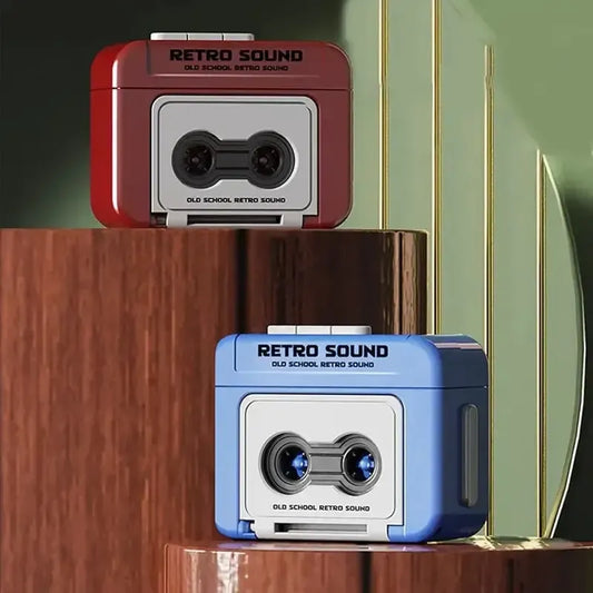 Retro Tape Recorder 3D Keychain with Sound