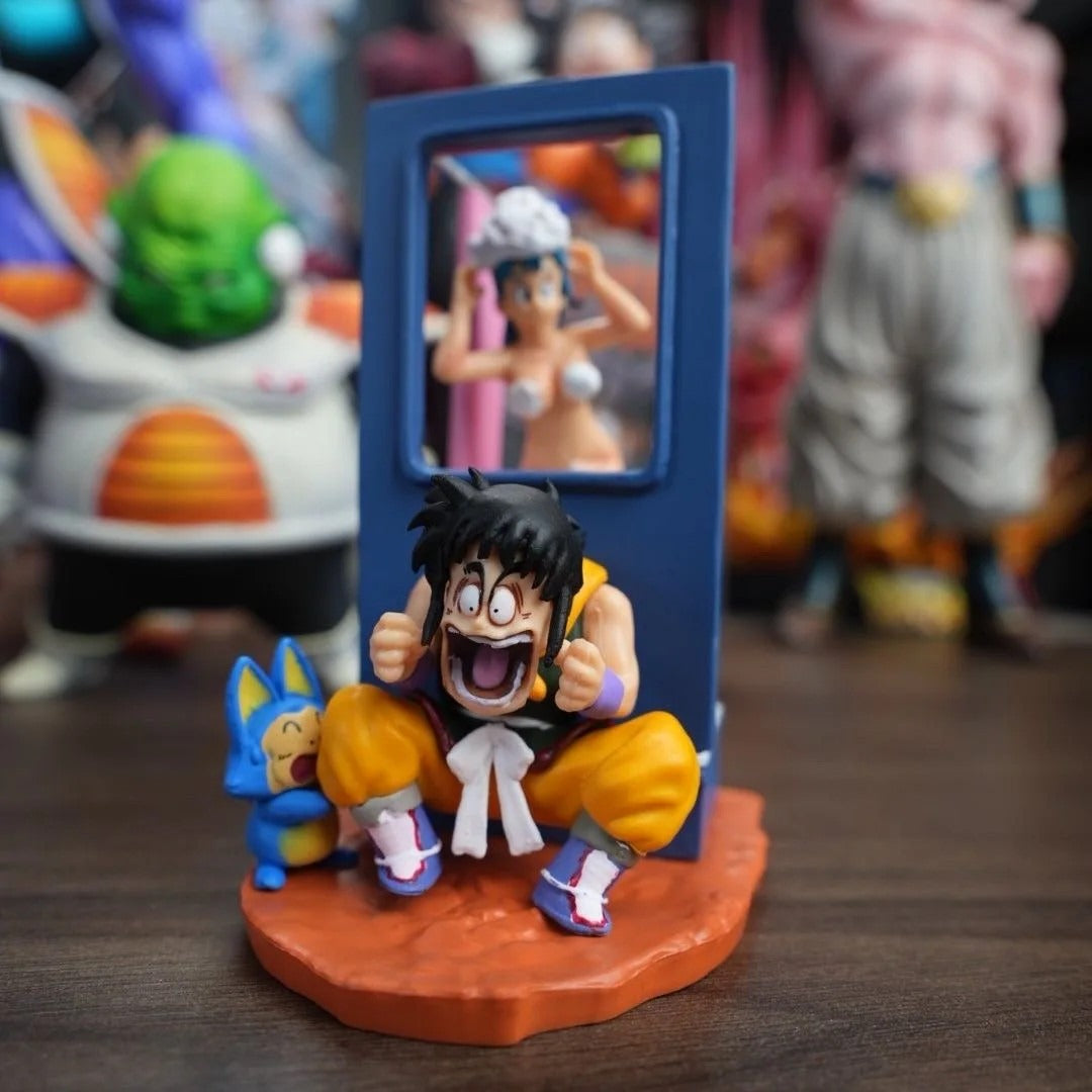 Yamcha Peeking Scene – Dragon Ball Z Humorous Collectible Figure