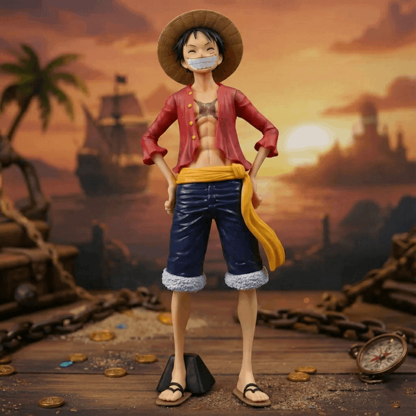 One Piece Luffy 3 Face Change Standing Action Figure 27cm | Premium Monkey D. Luffy Anime Figure