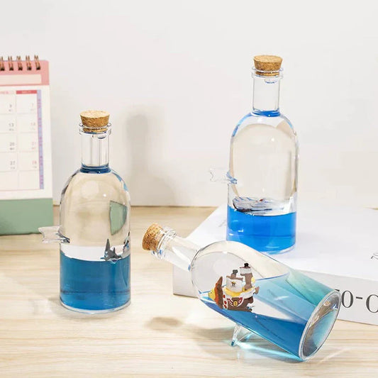 One Piece Thousand Sunny fluid drift bottle! (With LED)